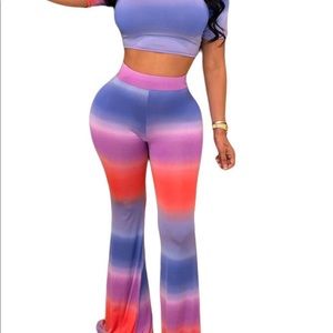 Two piece tie dye set